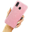 Etui Glitter Case do Samsung Galaxy A20E, Pink