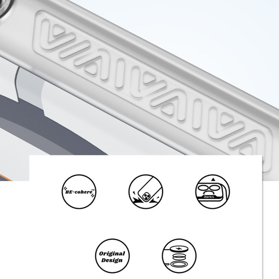 Etui BENKS Dynamic Mecha MagSafe do iPhone 17 Pro E069, białe