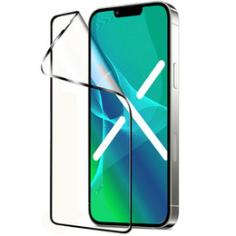 Szkło Hybrydowe 5D Full Glue Ceramic do iPhone 13 Pro Max, Black