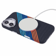 Etui do iPhone 16 Plus, Carbon Fiber MagSafe, granatowe
