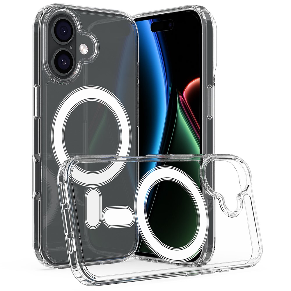 Etui magnetyczne TPU + Akryl do iPhone 17 (kompatybilne z MagSafe)