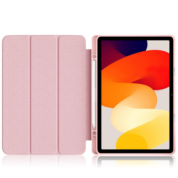 Etui do Xiaomi Redmi Pad SE 11", Smartcase Hybrid, z miejscem na rysik, różowe