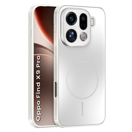 Etui ochronne do Oppo Find X9 Pro, do MagSafe, białe