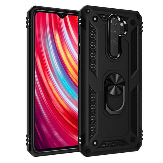 Etui pancerne do Xiaomi Redmi Note 8 Pro, Nox Case Ring, czarne