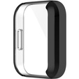 2w1 Etui silikonowe z osłoną na ekran dof Xiaomi Redmi Watch 2 Lite, Czarne