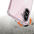 Etui do Samsung Galaxy A56 5G, Erbord Dropproof, przezroczyste + Szkło