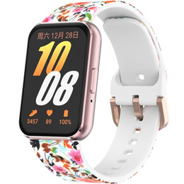 Pasek Silikonowy do Samsung Galaxy Fit 3, Bird and Flower