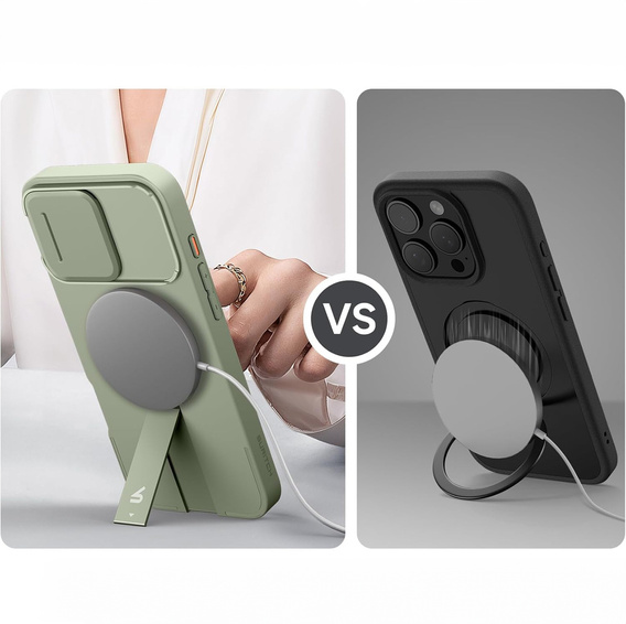 Etui do iPhone 16 Pro Max, Suritch Shockproof, do MagSafe, zielone