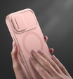 Etui do iPhone 17, Suritch Shockproof, do MagSafe – różowe