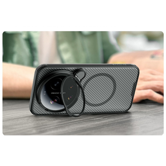 Etui Nillkin CamShield Prop Magnetic dla Xiaomi 17 Ultra, czarne