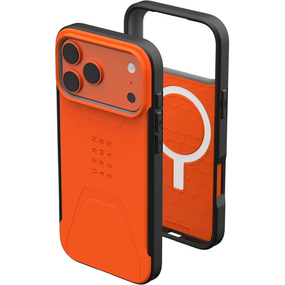 Etui Urban Armor Gear do iPhone 17 Pro Max, Civilian MagSafe, Orange