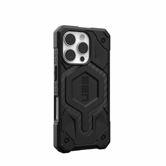 Etui Urban Armor Gear do iPhone 16 Pro, Monarch Pro MagSafe, carbon czarne