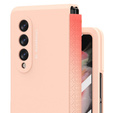 Etui Hinge Cover do Samsung do Galaxy Z Fold3 5G, ze szkłem, Pink