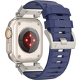 Pasek do Apple Watch 1/2/3/4/5/6/7/8/9/10/11/SE Ultra 1/2/3 42/44/45/46/49mm, Granatowy