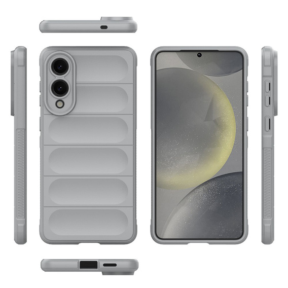 Etui do Samsung Galaxy S25 Edge, Gaming Shockproof, szare