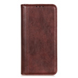 Etui z klapką do Motorola Moto G56 5G, Split Leather, brązowe