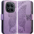 Etui z klapką do Xiaomi Redmi Note 15 5G / Poco M8 5G, Butterfly, fioletowe