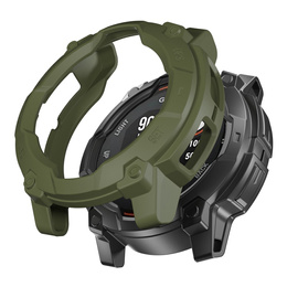 Etui TPU do Garmin Instinct 3 Solar 50mm, Bumper – Zielone
