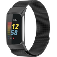 Pasek Milanese do Fitbit Charge 5, Czarny