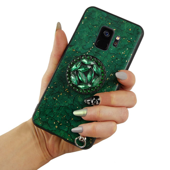 Etui Epoxy Gold Samsung Galaxy S9 - Green