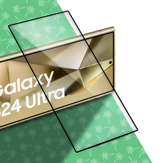 Szkło hartowane 5D Full Glue Smart Palm do Samsung Galaxy S24 Ultra