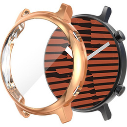 2w1 Etui z Osłoną na ekran do Huawei Watch GT 2 42mm, Różowe złoto