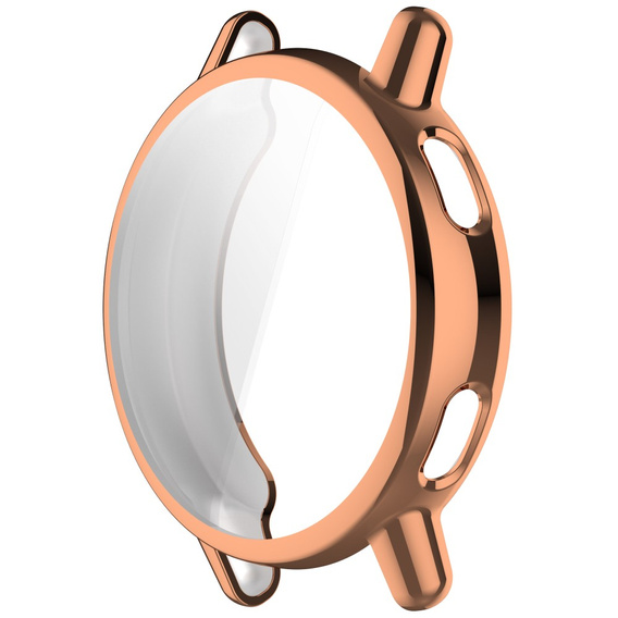 2w1 Etui z Osłoną na ekran do Garmin Vivoactive 5, Różowe rose gold