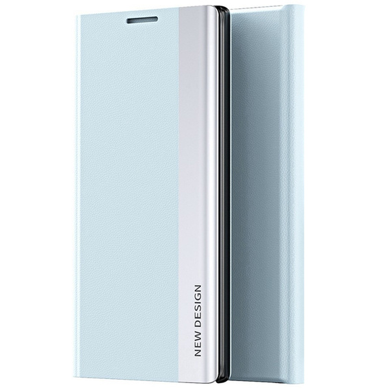 Etui z klapką do Xiaomi 12T / 12T Pro, Side Magnetic, niebieskie