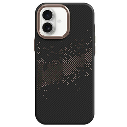 Etui do iPhone 16, Milky Way, złote