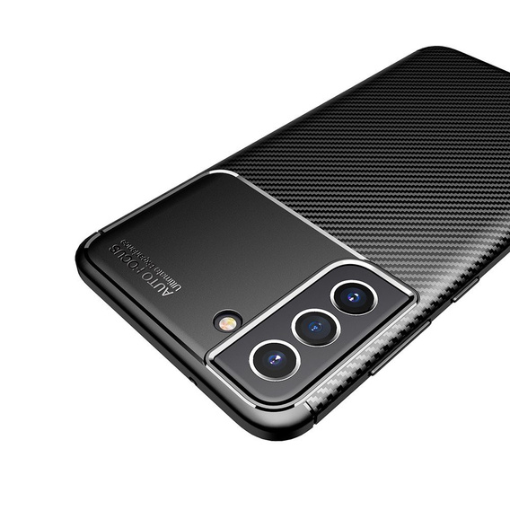 Etui do Samsung Galaxy S21 FE, Carbon Gel, czarne