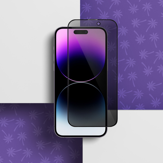 Szkło Hartowane Prywatyzujące Shy Palm do iPhone 14 Pro