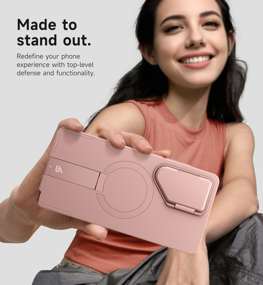 Etui do Samsung Galaxy S25 Ultra, Suritch Shockproof, do MagSafe, różowe