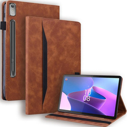 Etui do Lenovo Tab P11 Pro Gen 2 TB132FU TB132XU 11.2", Classic, z miejscem na rysik, brązowe