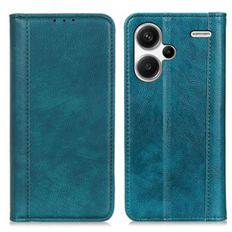 Etui do Xiaomi Redmi Note 13 Pro+, Wallet Litchi Leather, zielone