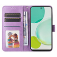 Etui do Huawei Nova 11i, Kwiaty, fioletowe
