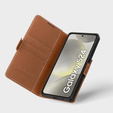 Etui skórzane do Samsung Galaxy S24, ERBORD LeatherWallet, brązowe