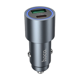 Ładowarka samochodowa Hoco Z60 USB A + USB C QC3.0 PD 48W - czarna