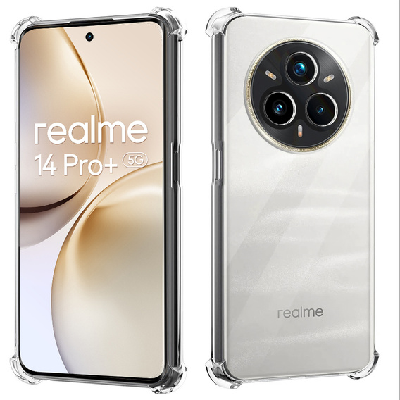 Etui do Realme 14 Pro+ 5G, Dropproof, przezroczyste