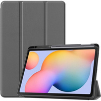 Etui do Samsung Galaxy Tab S6 Lite Tri-fold, z miejscem na rysik, szare