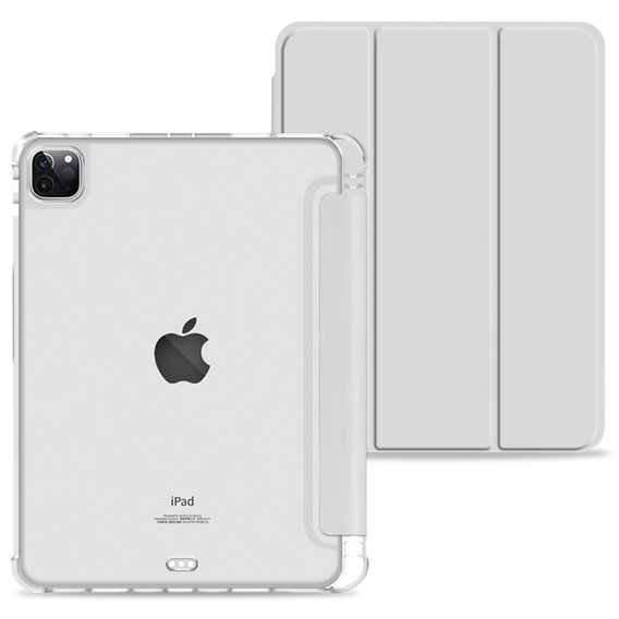 Etui do iPad Pro 11" 2022/2021/2020 (4/3/2 gen.), Smartcase Hybrid, z miejscem na rysik, szare