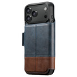 Etui z klapką 2w1 SUTENI do iPhone 17 Pro Max, do MagSafe, niebieskie