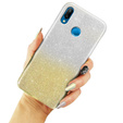 Etui Glitter Case do Huawei P20 Lite - Transparent/Gold