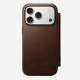 Etui Nomad do iPhone 17 Pro, Modern Leather Folio, brązowe