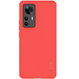 Etui NILLKIN do Xiaomi 12T, Super Frosted Shield, czerwone