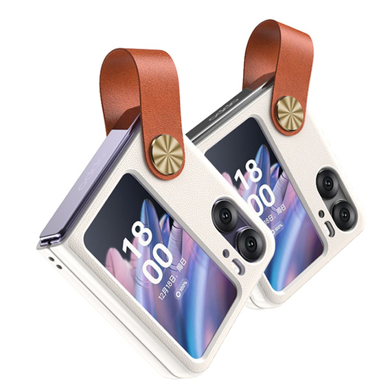 Etui GKK Holder do Oppo Find N2 Flip 5G, fioletowe