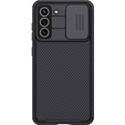 Etui do Samsung Galaxy S21 FE, pancerne Nillkin, CamShield Pro, Czarne