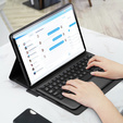 Etui z klawiaturą do Samsung Galaxy Tab S7 / S8, Dux Ducis Magnetic Keyboard, czarne