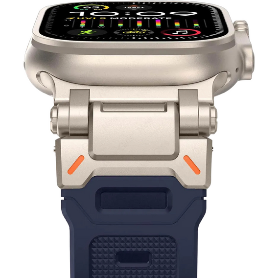 Pasek ERBORD ProTech do Apple Watch 1/2/3/4/5/6/7/8/9/10/11/SE Ultra 1/2/3 42/44/45/46/49mm, Niebieski