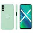 Zestaw Etui do Samsung Galaxy A04S / A13 5G, Smooth Ring, Zielone + Szkło