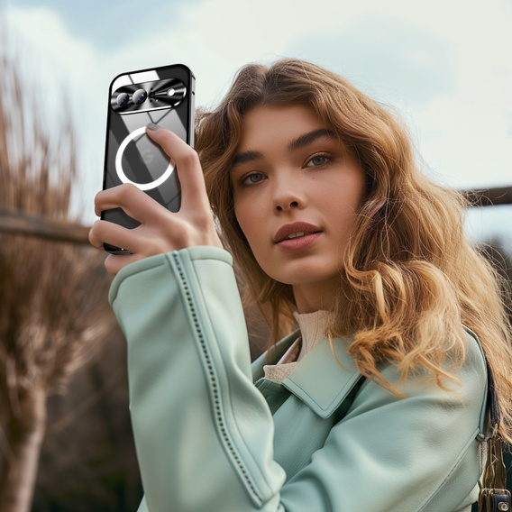 Etui z ochroną aparatu do Google Pixel 9, CamShield MagSafe, czarne
